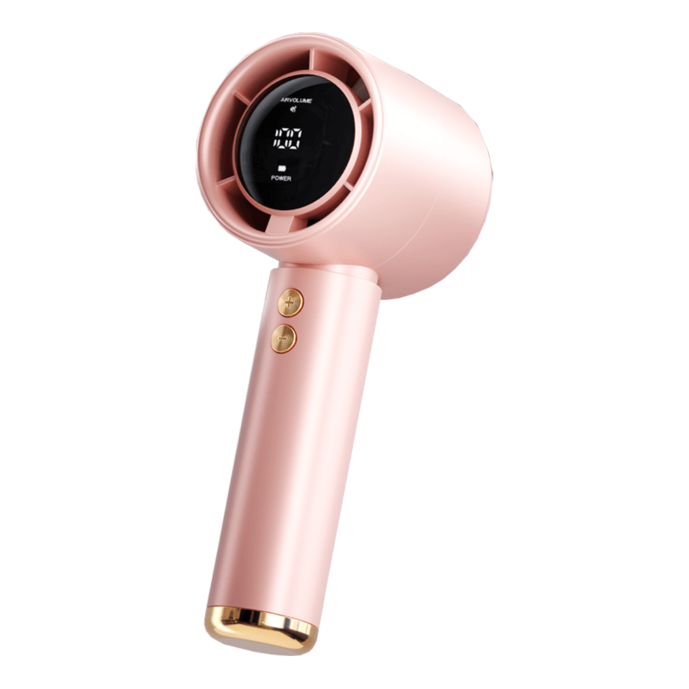 พัดลมพกพา Sonar FLYBIRD 3in1 รุ่น N68 แบตเตอรี่ 5000mAh ชาร์จไฟได้ จอแสดงผล LED สีชมพู